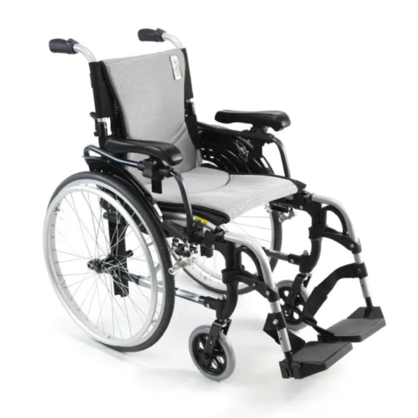 Lightest manual wheelchair Karman S-ERGO 305 ergonomic foldable design with adjustable seating and performance wheels