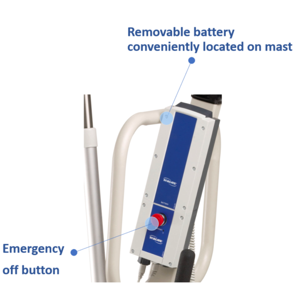 Invacare Reliant 450 Electric Patient Hoist – Battery-Powered Hoyer Lift for Safe Home & Facility Transfers 3 a 3 a 3