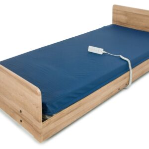 AmeriLux Ultra Low Bed – Graham-Field Floor Level Extended Care Bed, 4" to 30", 36" or 42" Deck with Head & Footboards