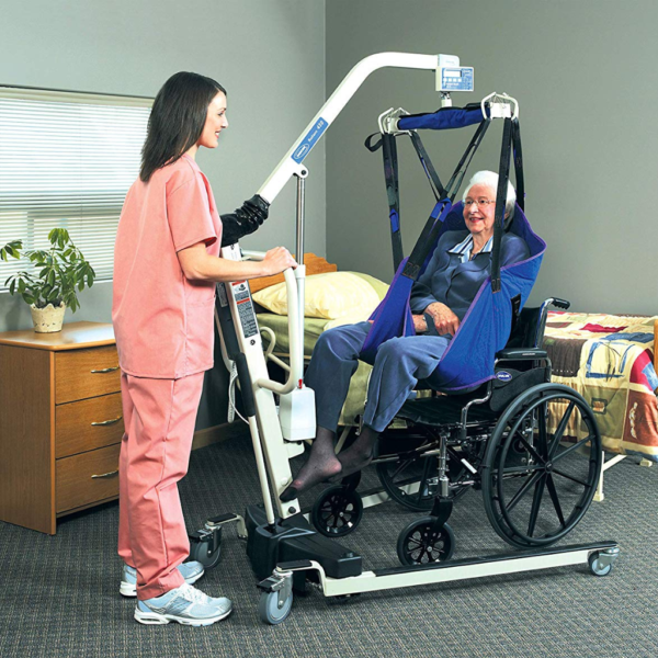 Invacare Reliant 450 Electric Patient Hoist – Battery-Powered Hoyer Lift for Safe Home & Facility Transfers 1 b 3 b 3