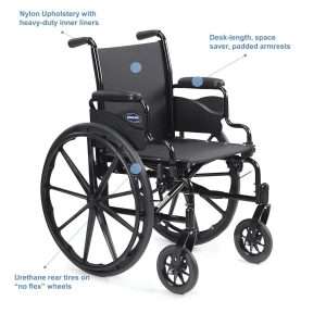 Invacare 9000 SL Light Foldable Wheelchair - Image 3