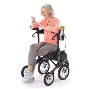 COMODITÀ Tipo All Terrain Walker – Premium All Terrain Rollator Walker - Image 6