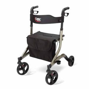 Carex Crosstour Lightweight Rolling Walker With Seat - Image 1