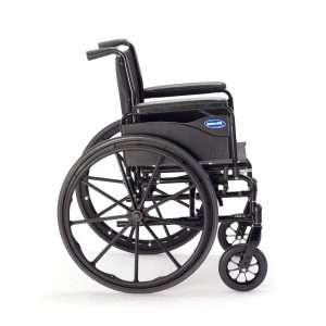 Invacare 9000 SL Wheelchair Fixed Height Space Saver Full Arms 18"x16"