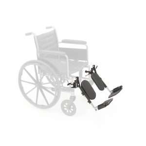 Invacare Swing-Away Economy Elevating Legrests, Composite Footplates (Non-Padded Calf Pads) - Image 3