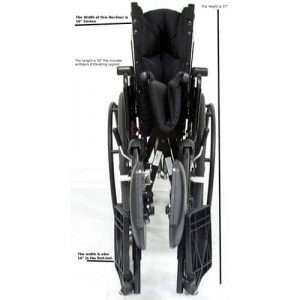 Karman KM-5000 Self Propel Ultralight Reclining Wheelchair - Image 10