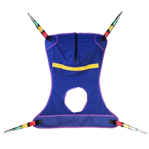 Breathable Mesh Sling with Commode for safe and hygienic patient transfers