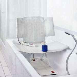 Invacare Aquatec SRB, Special Reclining Bath Lift, White - Image 4
