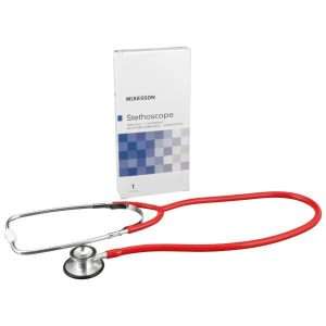 McKesson Classic Stethoscope, Double-Sided Chestpiece - Red - Image 2