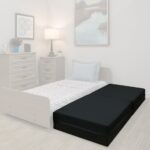 FP3076 Graham-Field high fall pad beside a low bed