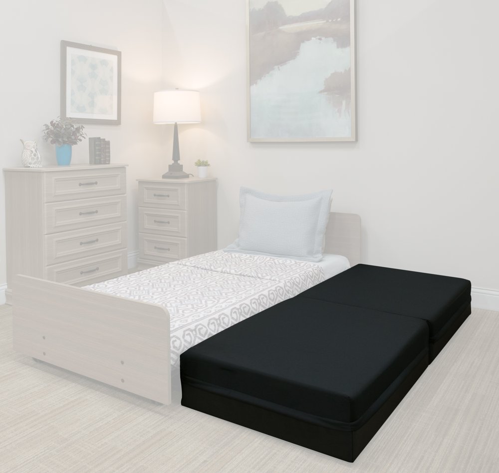 FP3076 Graham-Field high fall pad beside a low bed