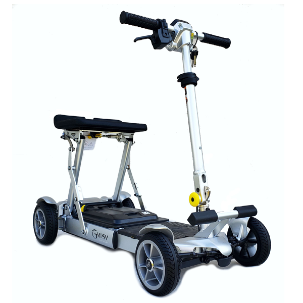 EV Rider GYPSY-2 4 Wheeled Mobility Scooter - Foldable and Portable for Easy Travel