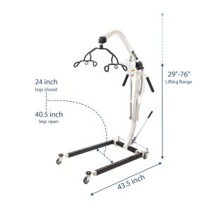 Joerns Hoyer HPL402 Patient Lift Hoyer — Advanced Electric Patient Hoyer Lift for Safe, Effortless Transfers - Image 2