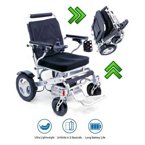 Karman Tranzit Go Folding Power Wheelchair