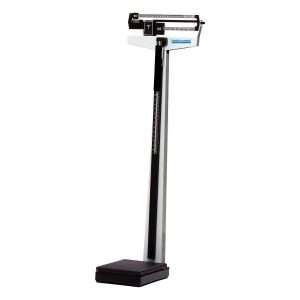 Health O Meter physician scale with height rod – 500 lb balance beam medical scale for accurate weight and height measurement