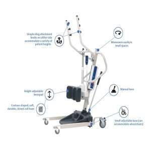 Invacare Reliant 350 Stand-Up Lift – Safe, Smooth, and Effortless Patient Transfers - Image 2