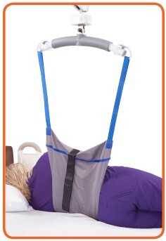 patient turning sling used for log rolling and repositioning support