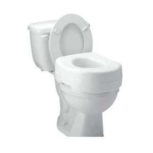 Carex Raised Toilet Seat With Rubber Pads - Image 2