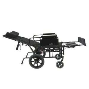 Karman KM-5000 Ultra Light Reclining Transport Wheelchair - Image 4