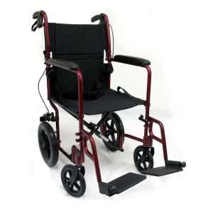 Karman LT-1000 Aluminum Transport Wheelchair - Image 2