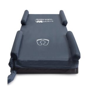 Low air loss mattress for wounds: Medacure Air Stream with defined perimeter bolsters