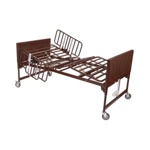 Medacure 1000 lb home hospital bed side view