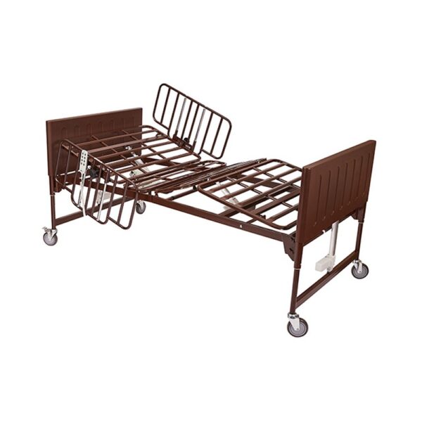 Medacure 1000 lb home hospital bed side view