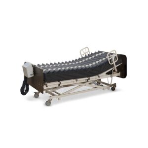Medacure Comfort Zone bariatric mattress on a wide hospital bed