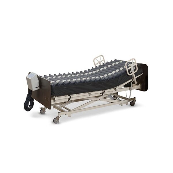 Medacure Comfort Zone bariatric mattress on a wide hospital bed