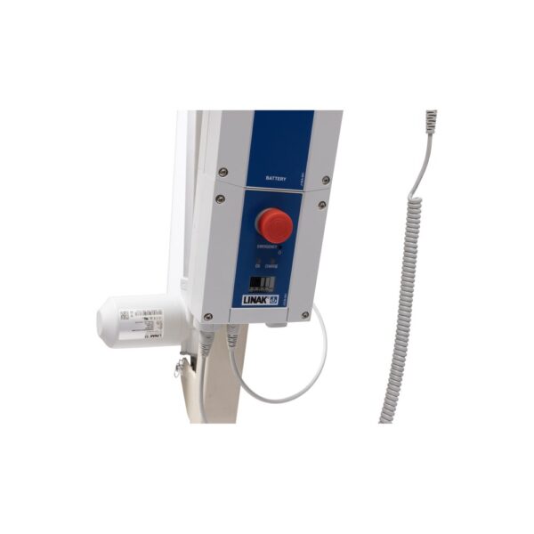 Medacure FSB-L quick release battery on a Free Spirit lift