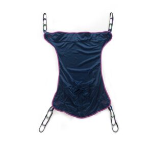 Hoyer lift sling: Medacure full body sling with color-coded loop straps, 660 lb capacity