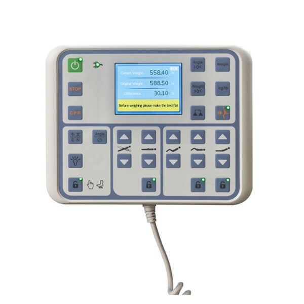 Medacure LX-BARI-S bariatric bed built-in scale display