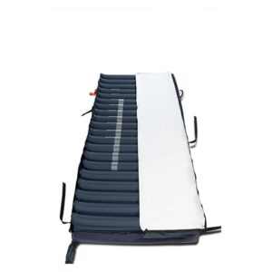 Medacure Oasis air mattress on a hospital bed with pump