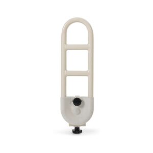 Hospital bed grab bar with hand pendant hanging