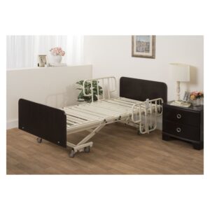 Medacure quarter side rails on a Lincoln bariatric bed