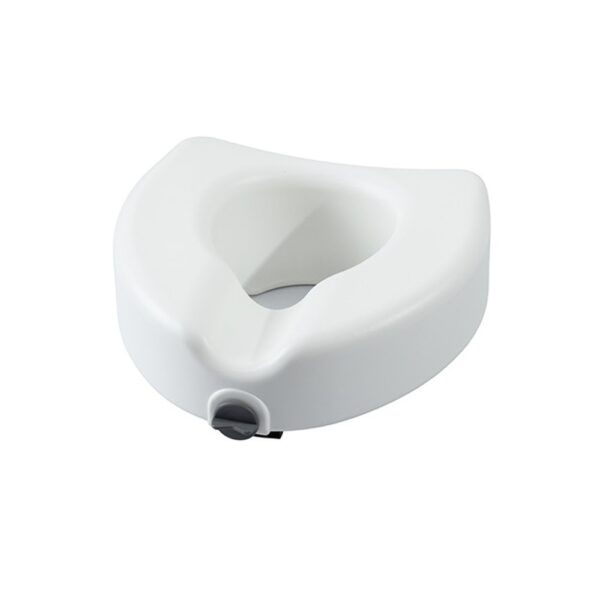 Medacure Raised Toilet Seat with Lock RTS350 – 4.5" Locking Toilet Seat Riser for Elongated Toilets, 300 lb