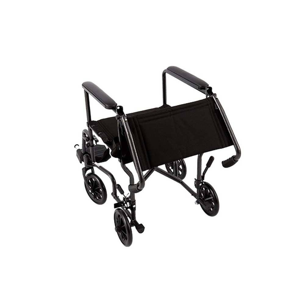 Medacure fold down back transport chair folded