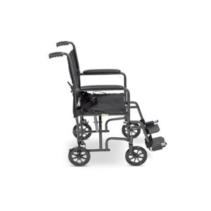 Medacure transport chair for elderly side view
