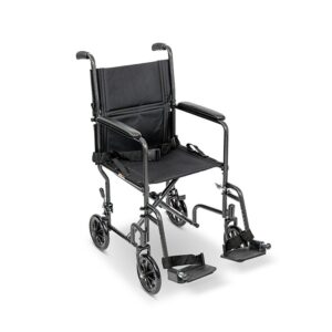 Steel transport wheelchair: Medacure TCS transport chair