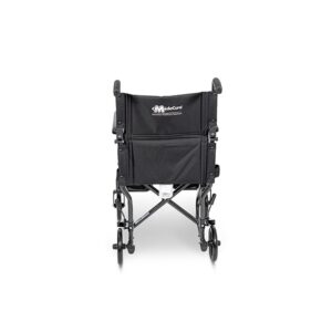 Medacure steel transport chair rear view
