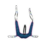 Toileting lift sling: Medacure toileting sling for patient lift with chest belt, 660 lb