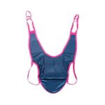 U sling with head support: Medacure U-shaped Hoyer lift sling, 660 lb