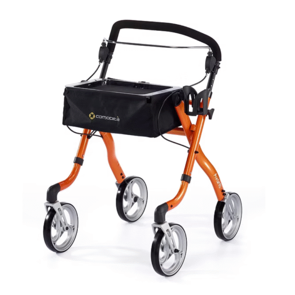 COMODITÀ Avanti Walker Aids for Elderly with Seat, Tray, and Storage Bag