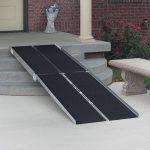 PVI Bariatric Multifold Mobility Scooter Ramp for wheelchairs and mobility scooters - Best mobility scooter ramps for home use