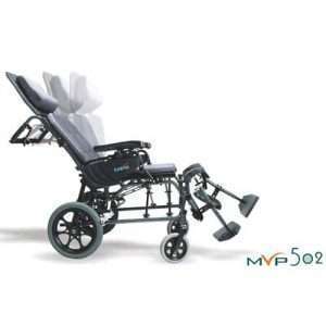 Karman MVP-502 Self Propel Ergonomic MVP Reclining Transport Chair - Image 4