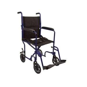 McKesson Lightweight Transport Chair Aluminum Frame - Image 4