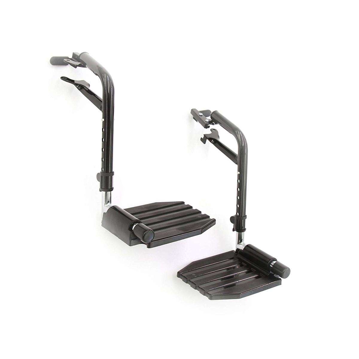 Invacare Swing-Away Footrests Composite Footplates (No Heel Loops)