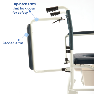 Invacare Mariner Rehab Shower Chair - Image 7