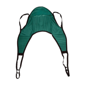 Padded sling with head support for patient transfer – Proactive Medical divided leg sling