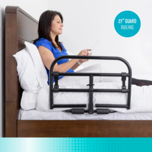 Stander Prime Safety Bed Rail – 27-Inch Bed Guard Rail for Elderly with 400 lb Support - Image 2